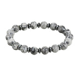 Black Nacre Stone Wristband