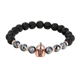 New Gladiator Helmet Stone Wristband