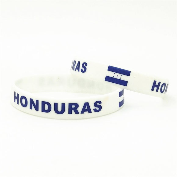 Honduras Country Flag Silicone Wristband