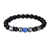 Black Pearl Stone Wristband