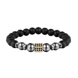 Natural Lava Stone Wristband