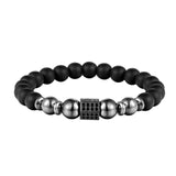 Natural Lava Stone Wristband