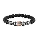 Natural Lava Stone Wristband