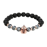 New Gladiator Helmet Stone Wristband